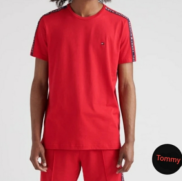 Tommy Hilfiger Other - TOMMY HILFIGER T-shirt Shoulder Logo Strip